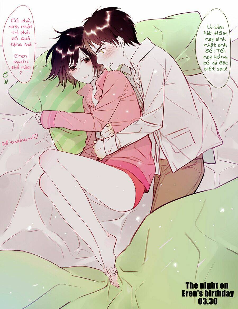 đại chiến titan - doujinshi về eremika chapter 3 4