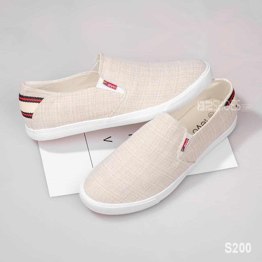 Giày lười nam - Slip on nam vải - Mã S200