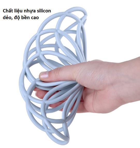 Tấm lót nồi cơm vòng tròn hình hoa xinh xắn GD178-LNTron-5