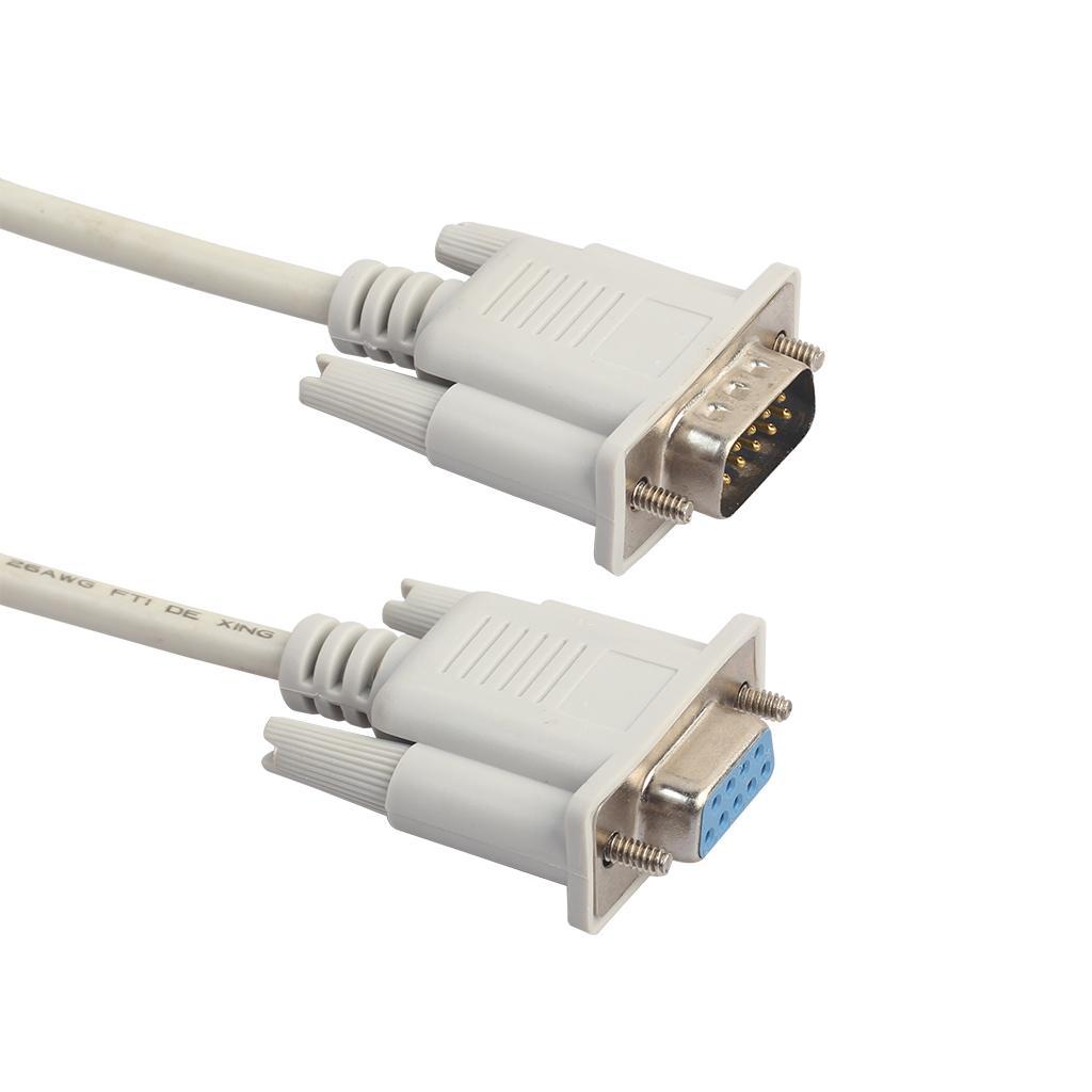 PVC RS232 Male to Female DB9 Adapter Cable Serial Port Cable