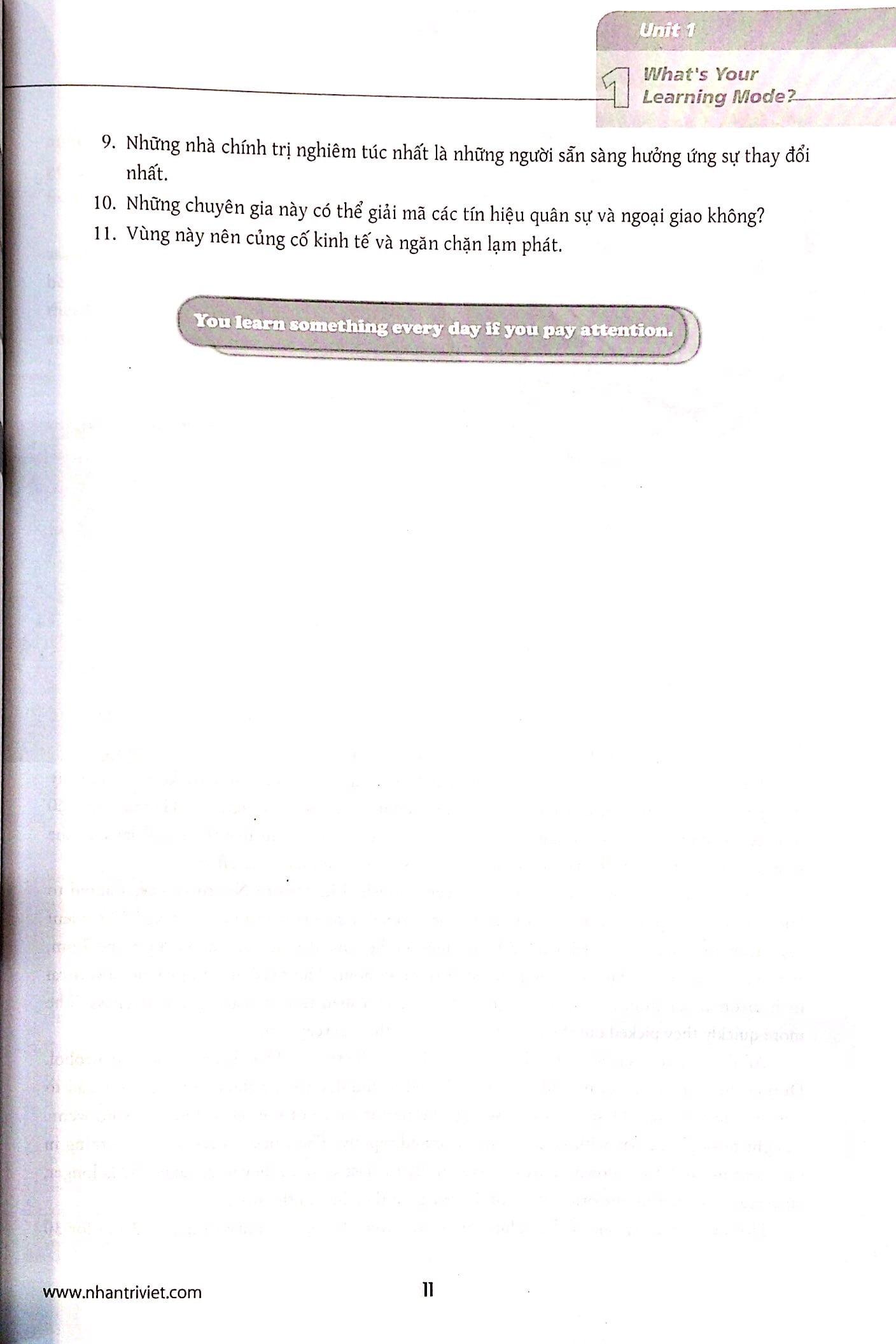 Sách Expanding Vocabulary Through Reading (Không CD)