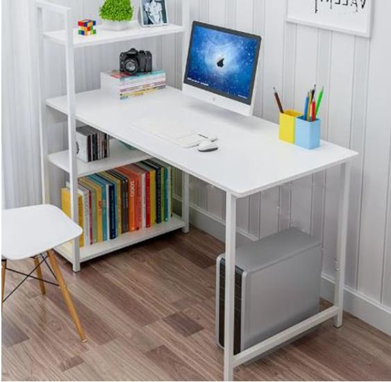 Bàn Làm Việc, Bàn Văn Phòng, Bàn Liền  Kệ sách chân sắt sơn tĩnh điện Đa Năng