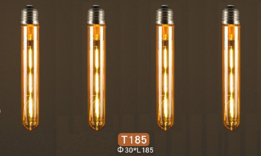 Bộ 3 bóng đèn Led Edison T185 4W đui E27 hàng chính hãng.