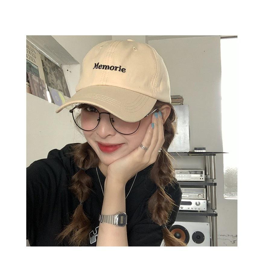 Mũ Lưỡi TraiNón Kết nhung thêu chữ Memorie thời trang Unisex phong cách Hàn Quốc dành cho Nam và Nữ NK11 - LUXCY Sto