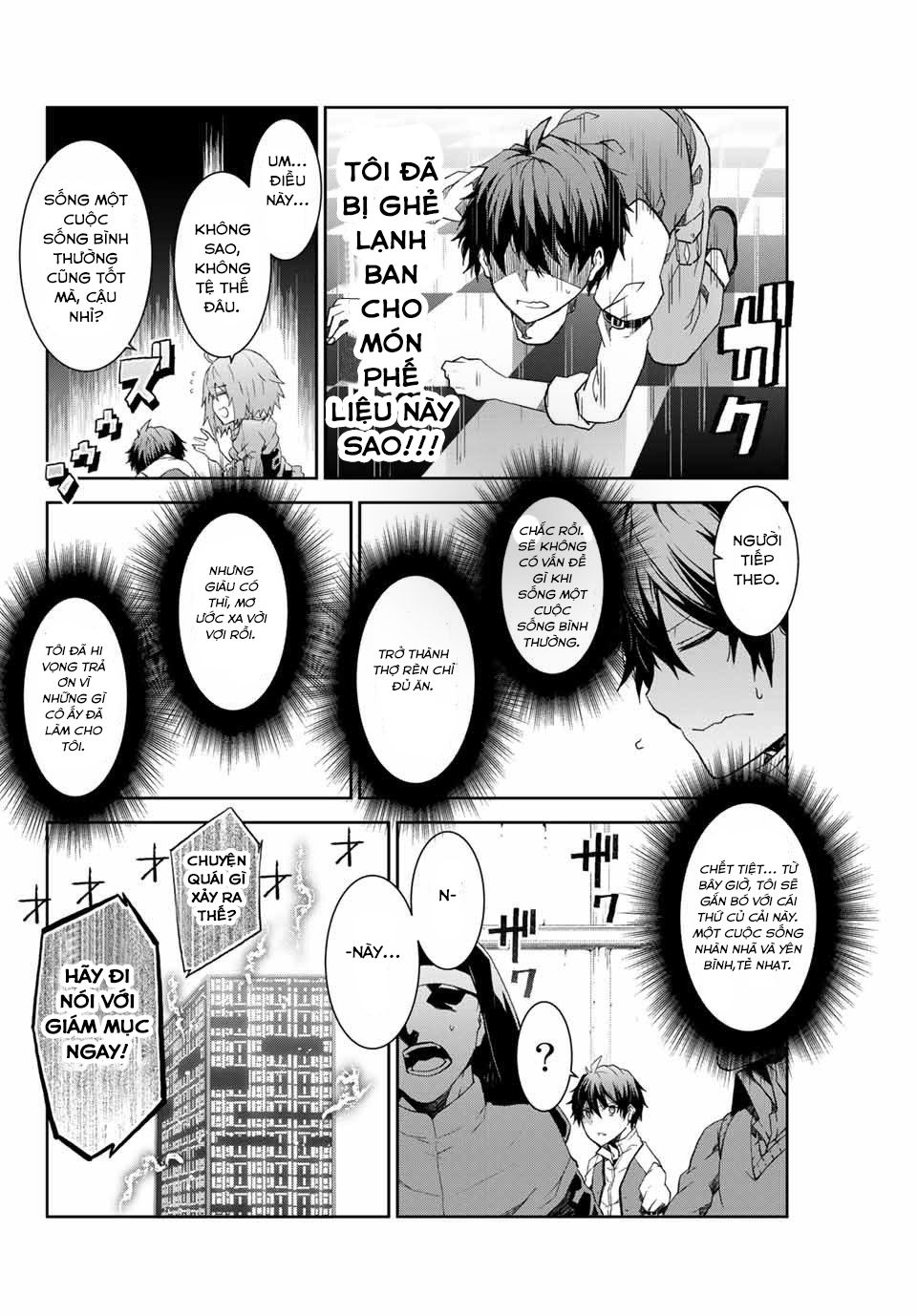 từ chức nghiệp yếu nhất trở thành "thợ rèn" mạnh nhất chapter 0 22