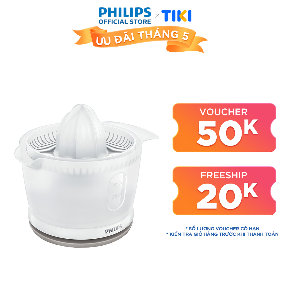 Máy vắt cam Philips HR2738/00 - Hàng Chính Hãng