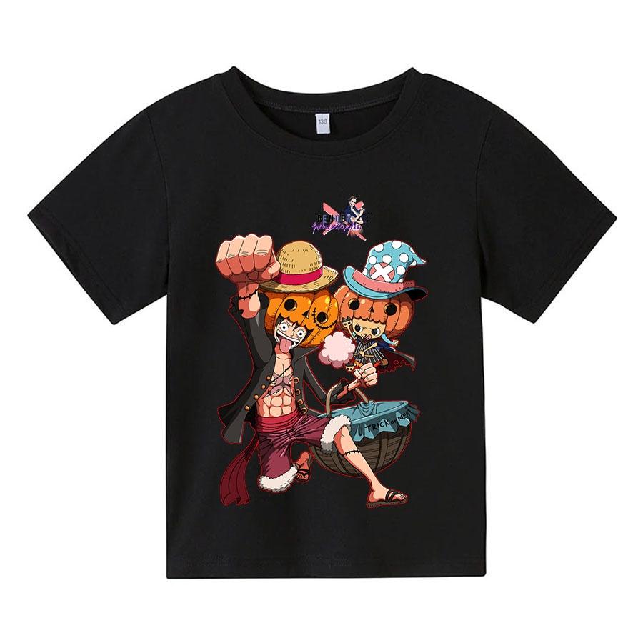 Áo thun trẻ em one piece luffy Có size người lớn, King Cotton