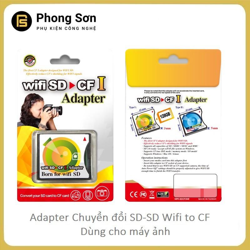 Adapter SD to CF type I ( khe chuyển đổi thẻ SD,SD wifi sang khe thẻ CF )