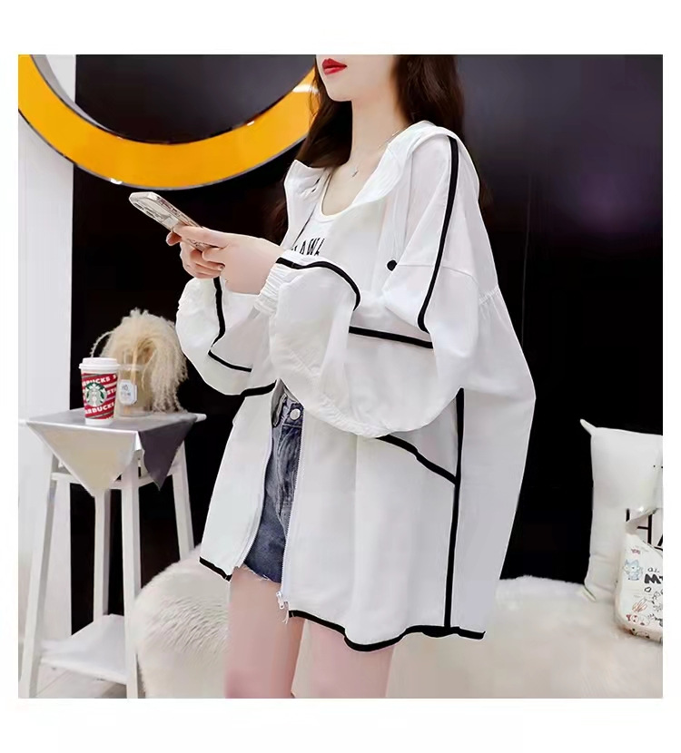 Áo Khoác Nữ Vải Mỏng Mặc Mát Phong Cách Hàn Quốc Ulzzang Áo Khoác Nữ Mũ Rộng Aokhoac-Jess9