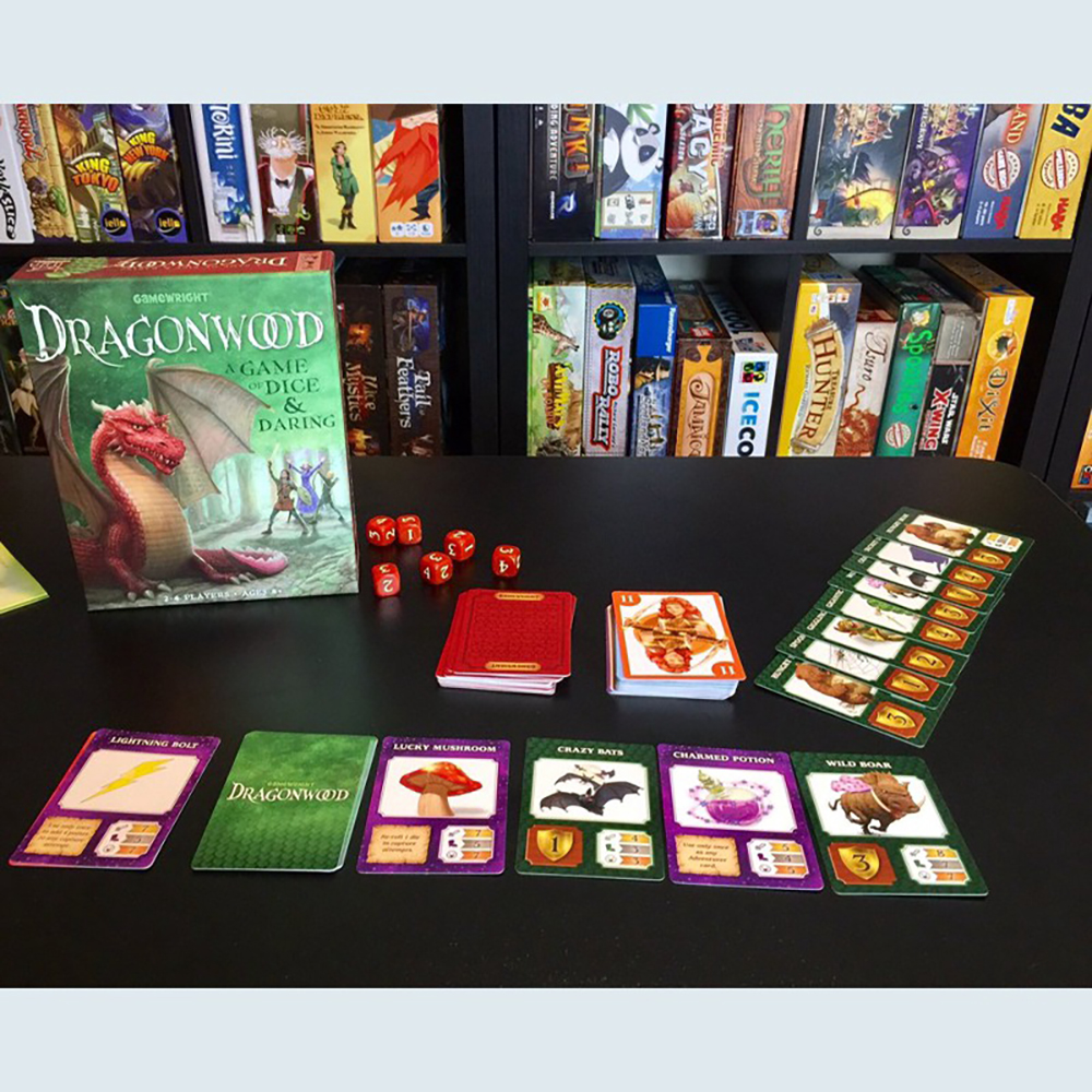 Bộ Board Game Dragon Wood Bộ trò chơi dùng xúc xắc và thẻ bài