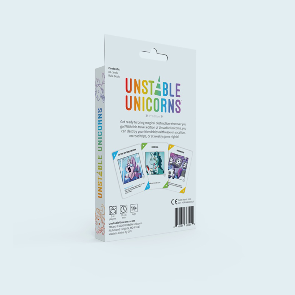 Thẻ Bài Board Game Travel Edition Unicorns Thú Vị Phiên Bản 2