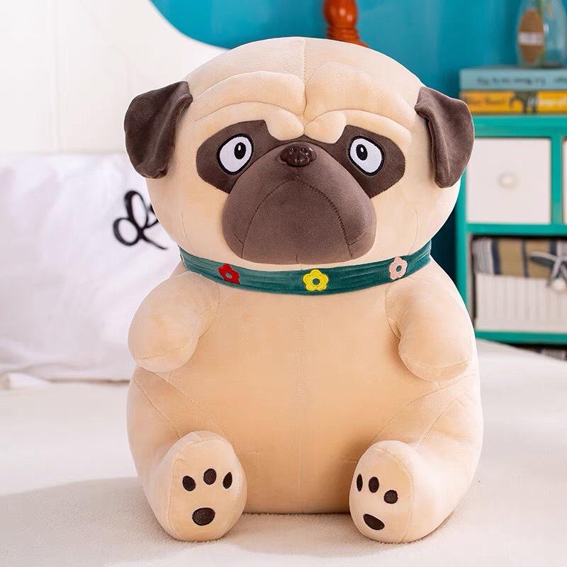 Gấu Bông Chó PUG Size 50cm Hàng Cao Cấp