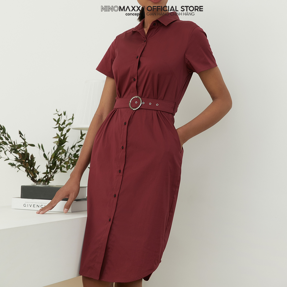 Đầm thời trang Nữ kèm belt 2101061