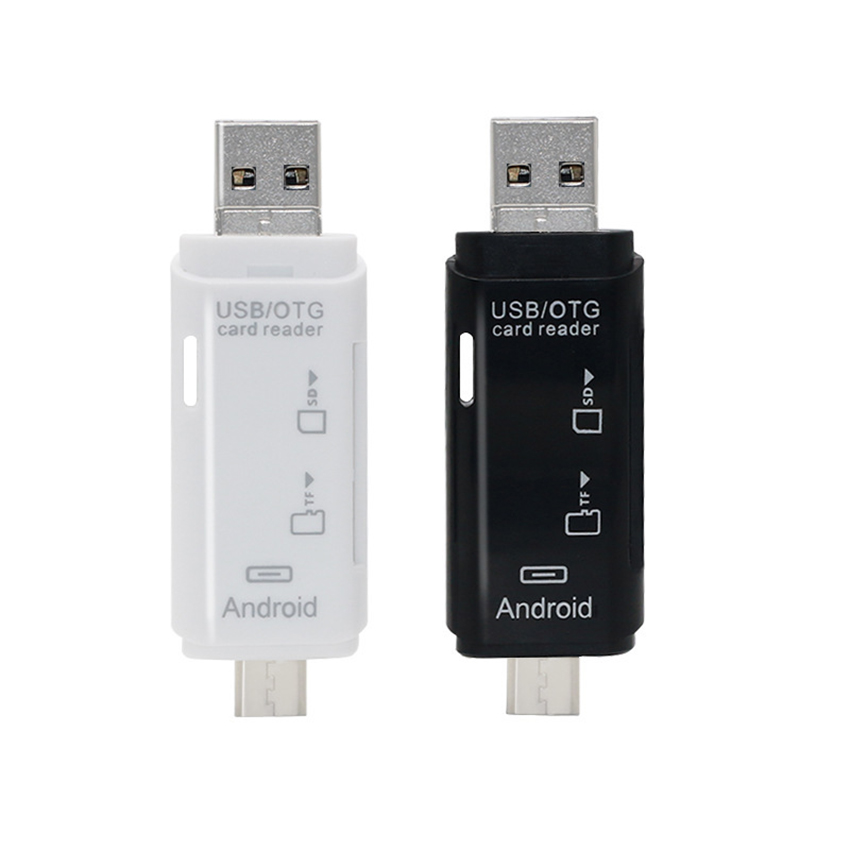 Đầu đọc thẻ nhớ 3 trong 1, TYPE-C, micro USB, USB2.0 kết nối thẻ TF và SD, truyền dữ liệu thuận tiện nhanh chóng