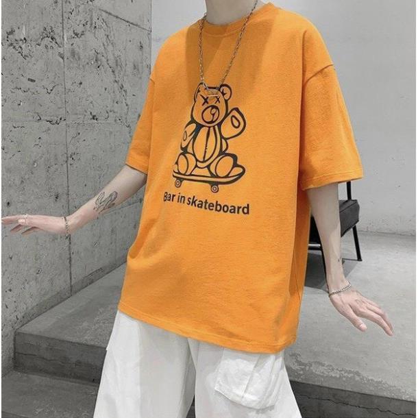Áo thun phản quang unisex nam nữ tay lỡ form rộng