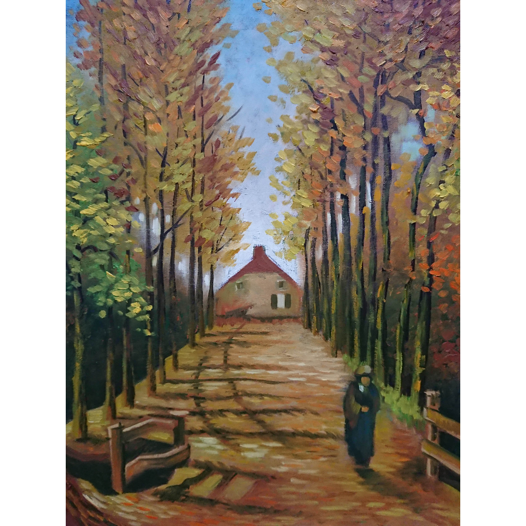Tranh Sơn Dầu Vẽ Tay 40x50cm - Thu Về