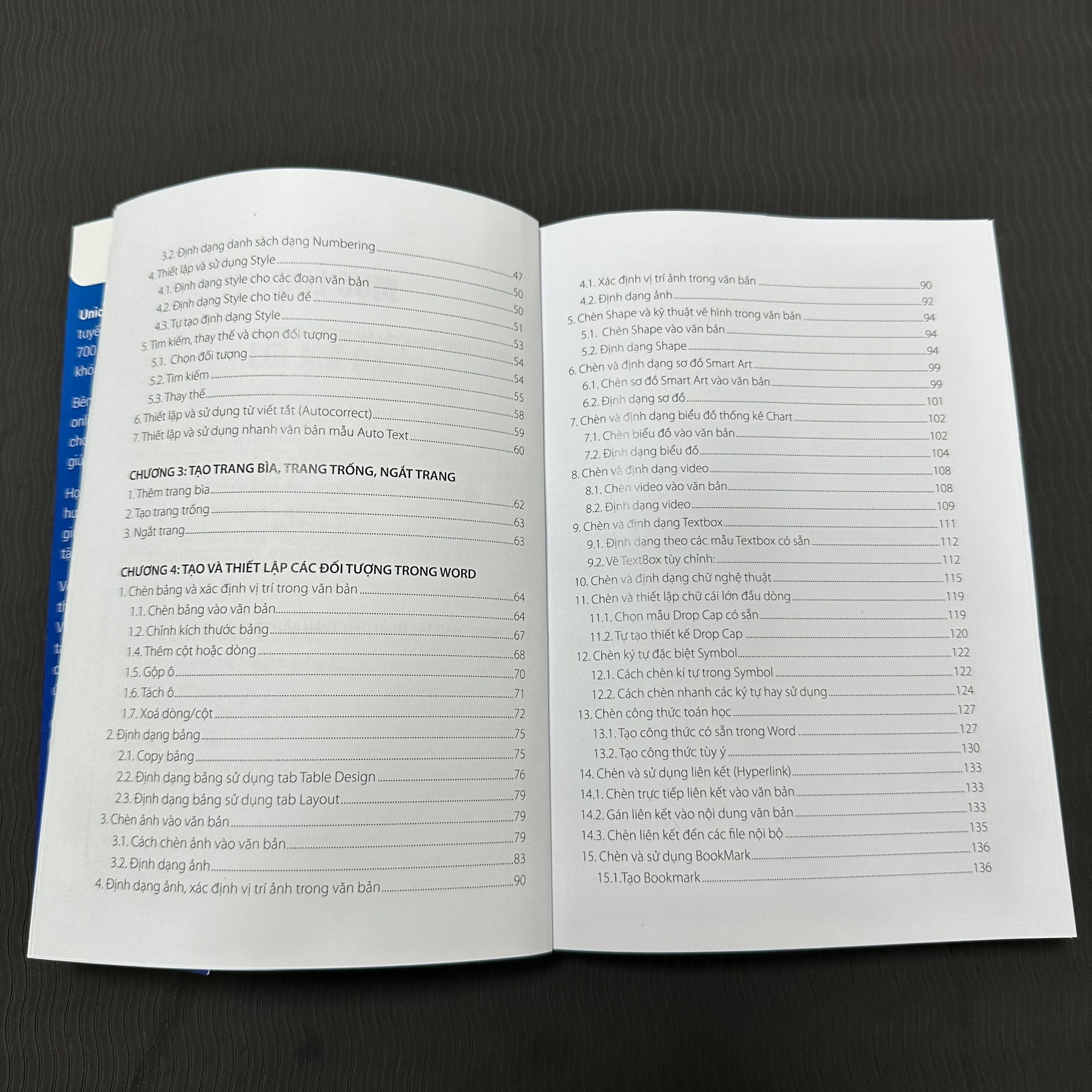 Sách Word Tin học văn phòng Unica, Hướng dẫn thực hành từ cơ bản đến nâng cao, in màu chi tiết, TẶNG video bài giảng