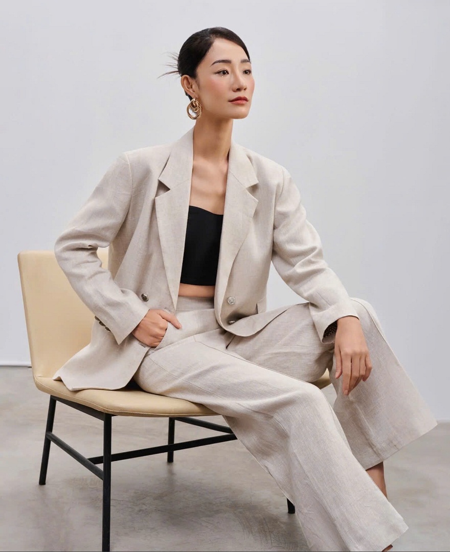Quần Ống Suông Linen Lanh PAN063 thời trang thiết kế Hity