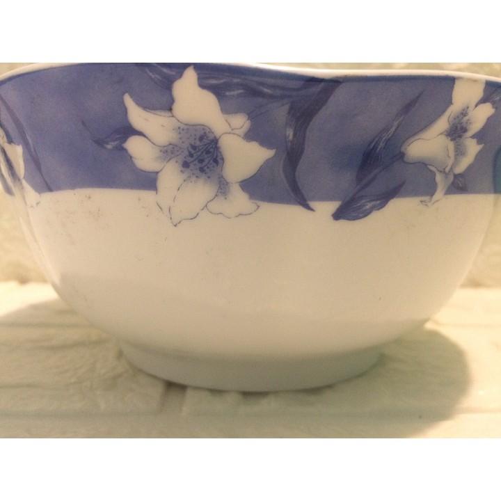 SIÊU SALE - COMBO 2 Tô canh 17,4 cm hoa huệ xanh  cao cấp