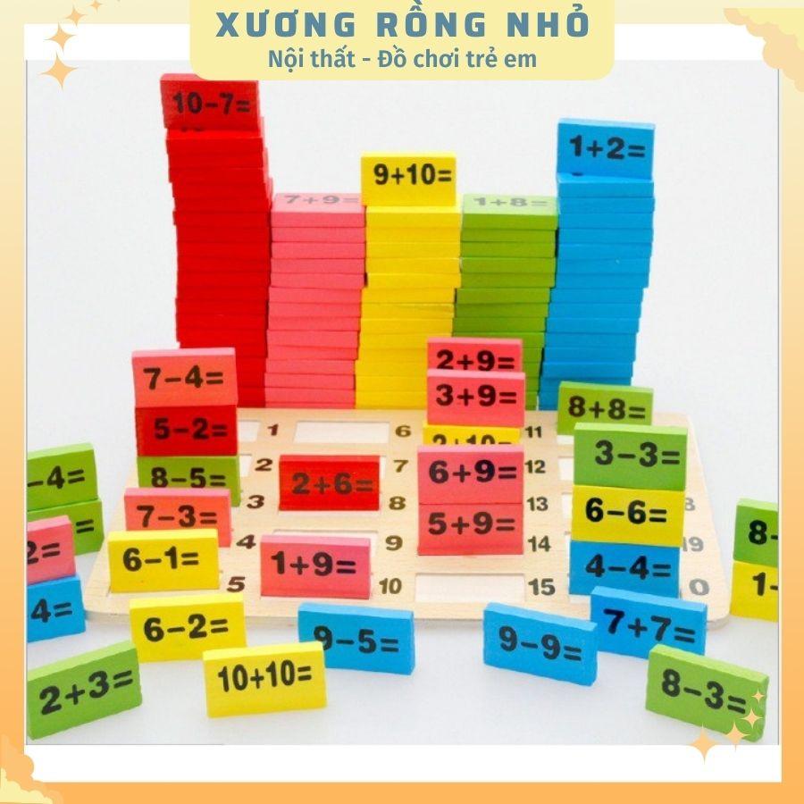 Đồ chơi Domino 110 quân bằng gỗ