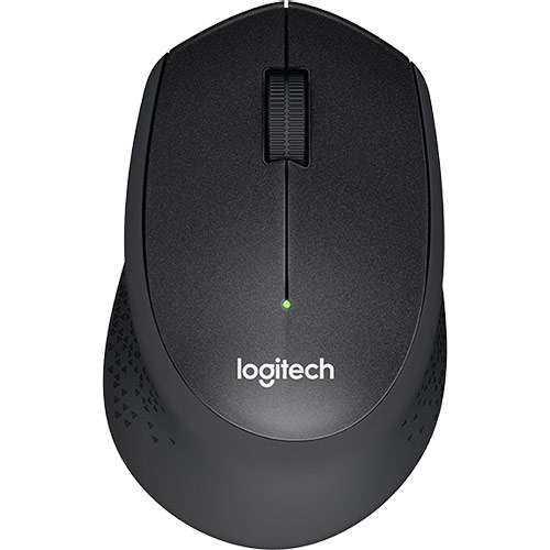 Chuột Không Dây Logitech M331 - Hàng Chính Hãng - Đen