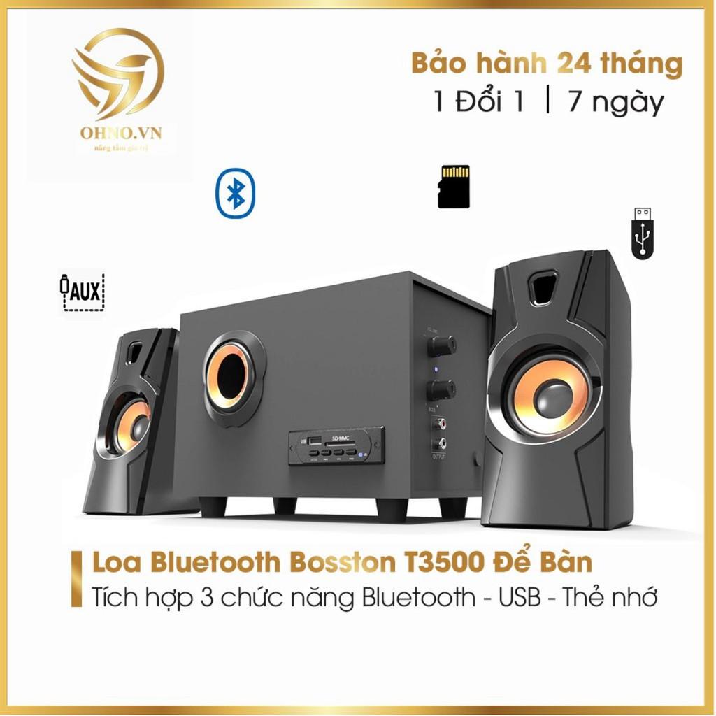 Bộ Loa Máy Tính Bluetooth Để Bàn Bosston T3500 Loa Sub Vi Tính Nghe Nhạc Laptop PC hàng chính hãng