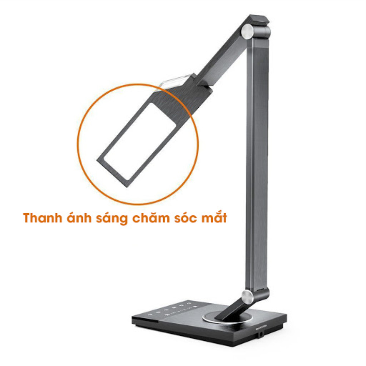 Đèn LED Bảo Vệ Mắt TaoTronics TT-DL16 12W, 5 Chế Độ Sáng, 6 Mức Sáng, 1 Cổng USB Sạc Điện Thoại - Hàng Chính Hãng