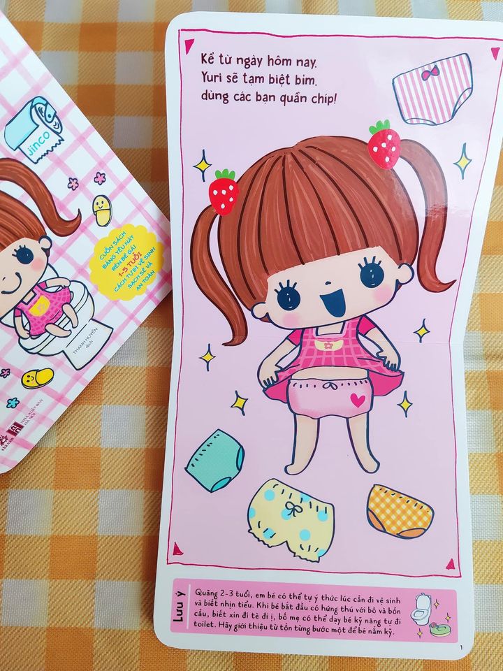 Ehon Nhật Bản - Bé Gái Đi Toilet
