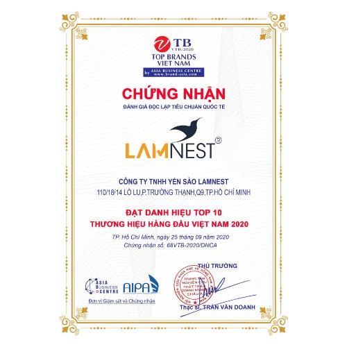 Yến Sào Chưng Sẵn Táo Đỏ LamNest tươi nguyên chất 30% yến 70ml bồi bổ sức khỏe - yensaocaocaplamnest