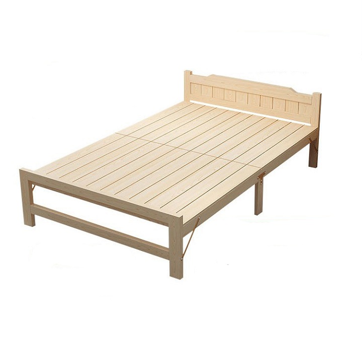 Giường ngủ gỗ thông