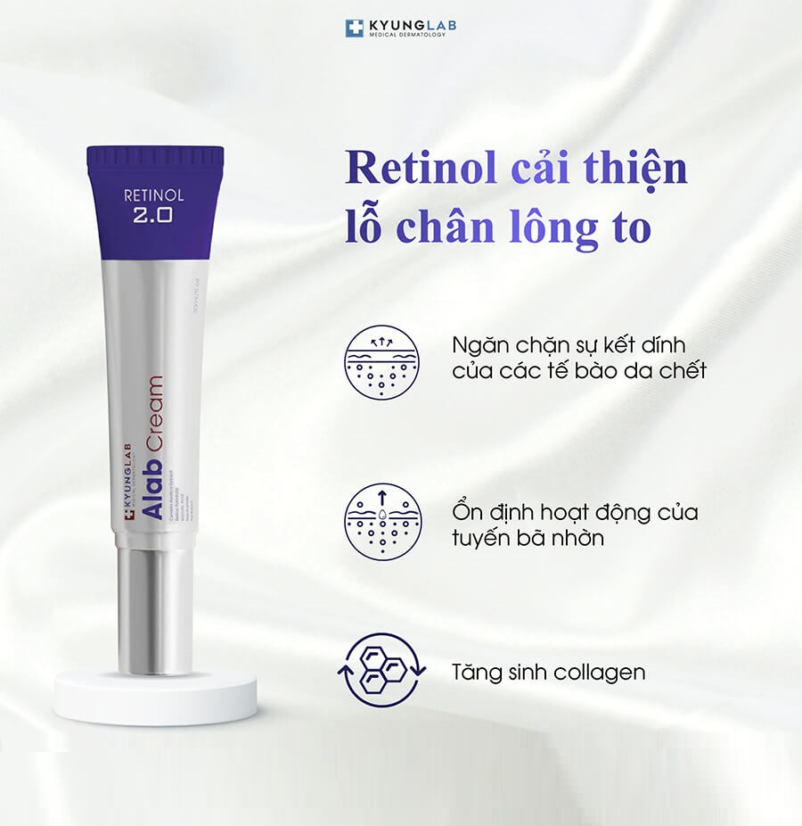 Kem dưỡng thế hệ mới Retinol Alab Cream Kyung Lab 30ml - phục hồi dưỡng trắng da ngừa mụn