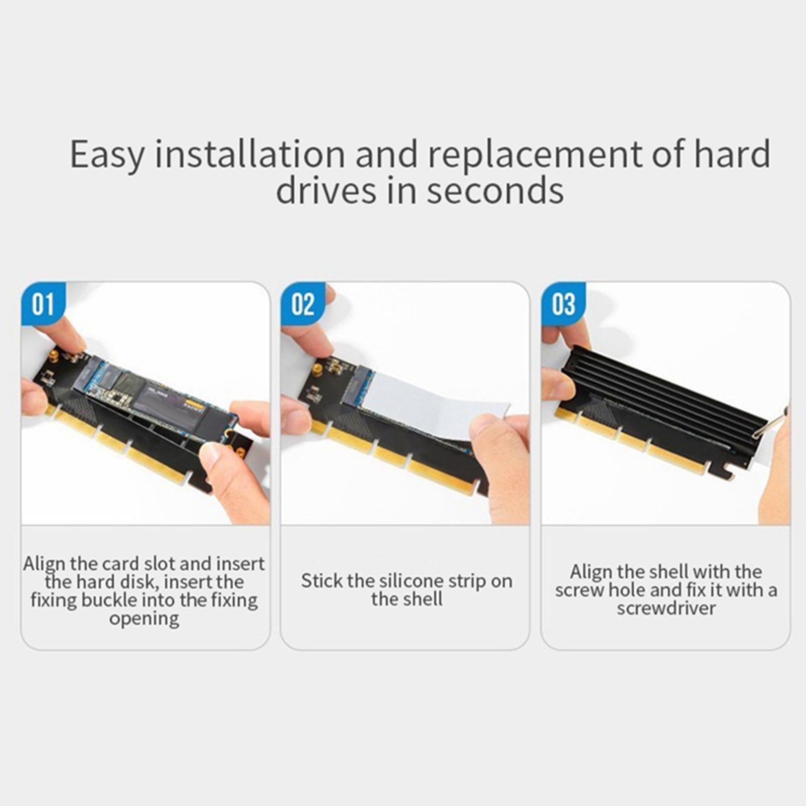 PCIe 4.0 to M.2 Expansion Card for M.2 with