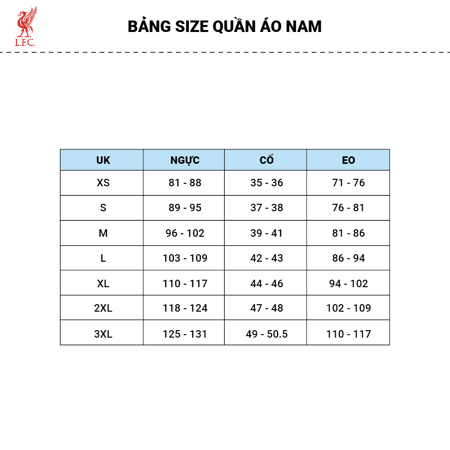 Áo thun thể thao nam Lfc 130 Years - S22AN01