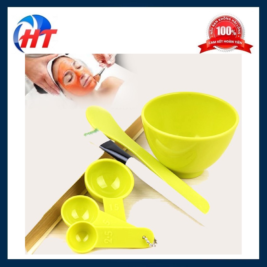 Bộ dụng cụ trộn mặt nạ 4 in 1 tiện lợi-Màu ngẫu nhiên