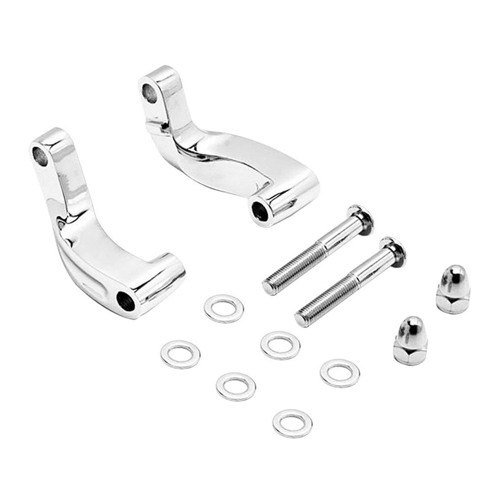 Mirror Relocation Extension Adapter Kit For Harley 06-17 Motorcycles