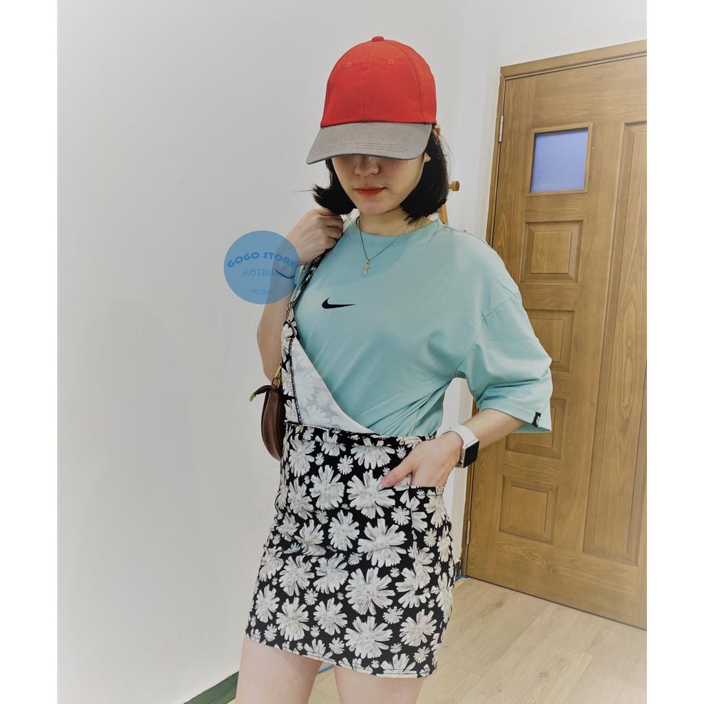 Áo thun thời trang unisex xanh coban-freesize-45-75kg