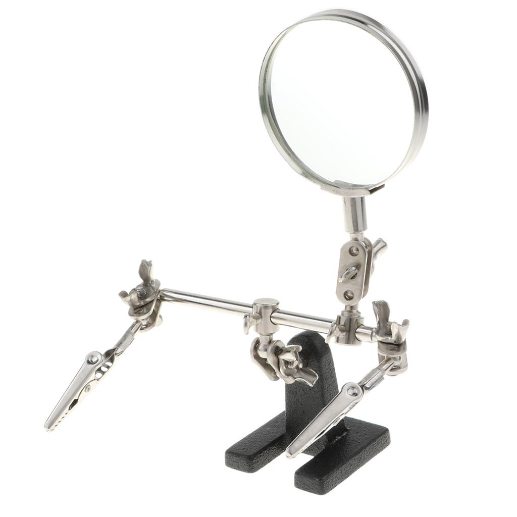 5X Auxiliary Clip Magnifier Magnifying Glasses Soldering Jewelry Repair Tool