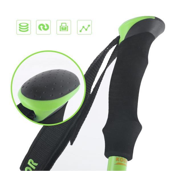 Telescopic Trekking Hiking Walking Sticks Poles Alpenstock