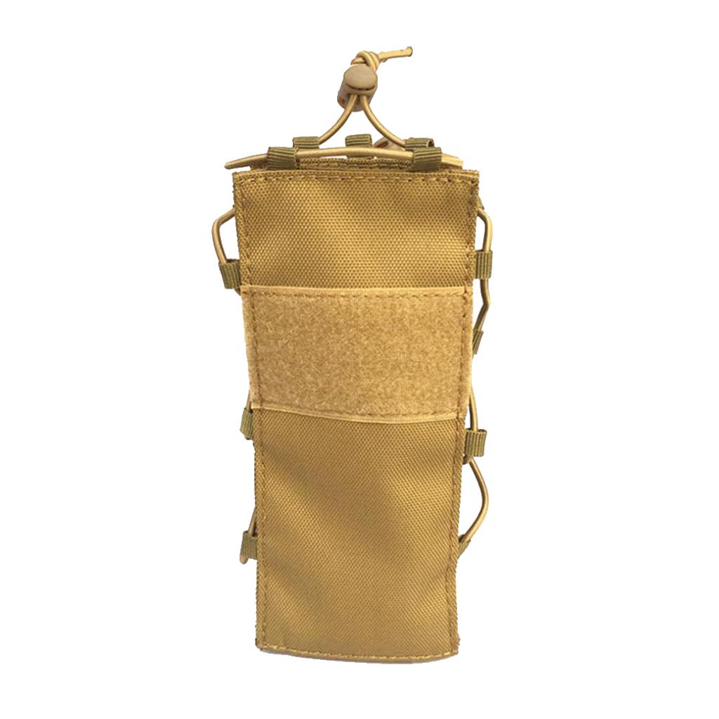 Adjustable Water Bottle Carrier and Holder Bag MOLLE Pouch Hiking Camping Hydration Bag