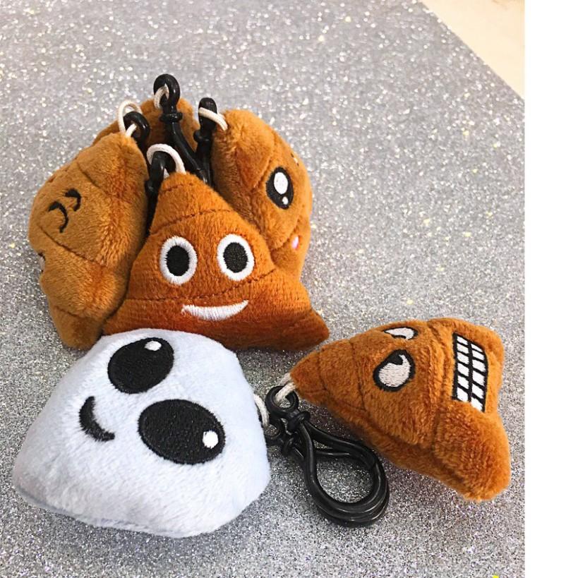 Móc khóa nhồi bông hình shit-Móc khóa hình cục cứt dễ thương