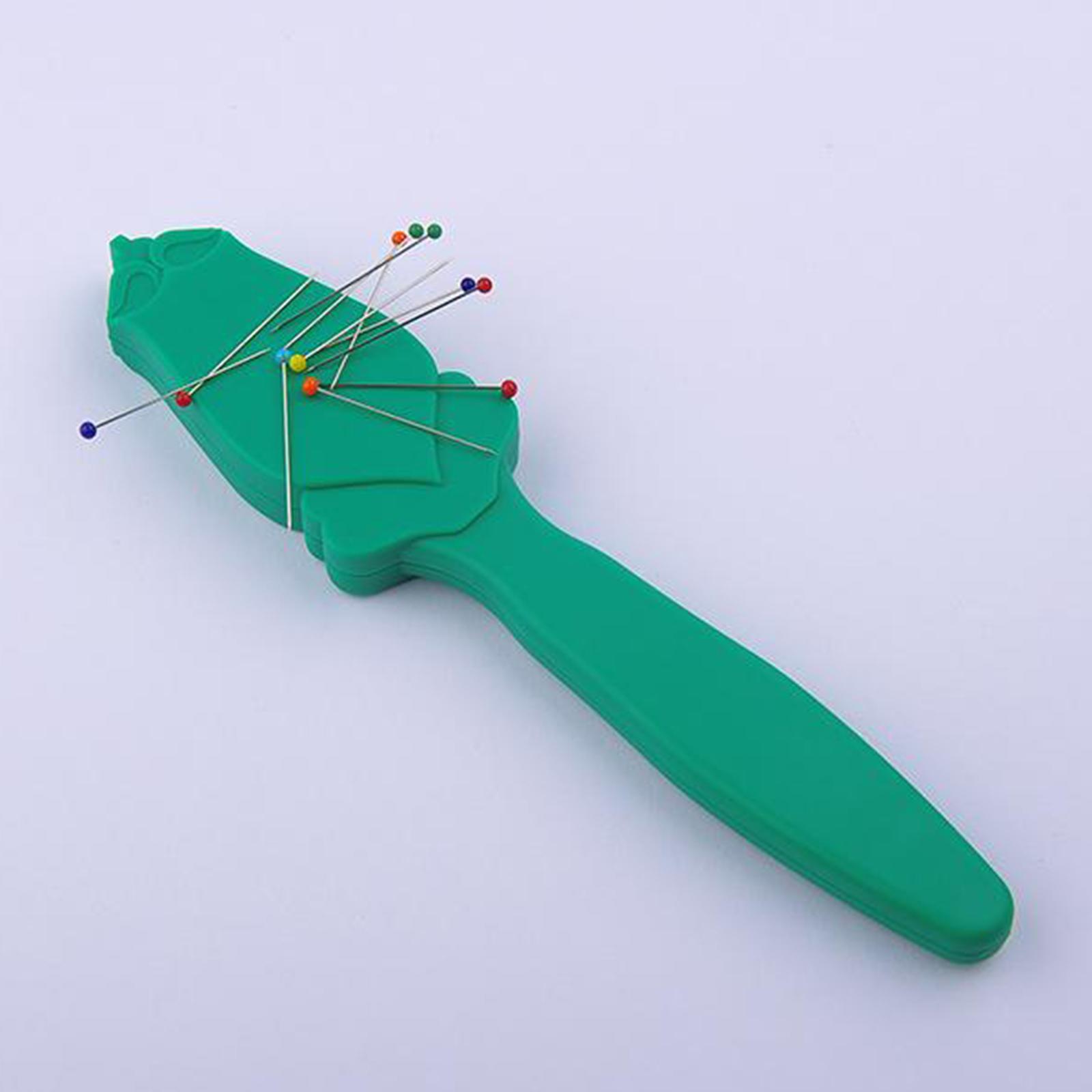 Handheld Plastic Anti-lost Pin Cushion Sewing Quilting Pins Holder