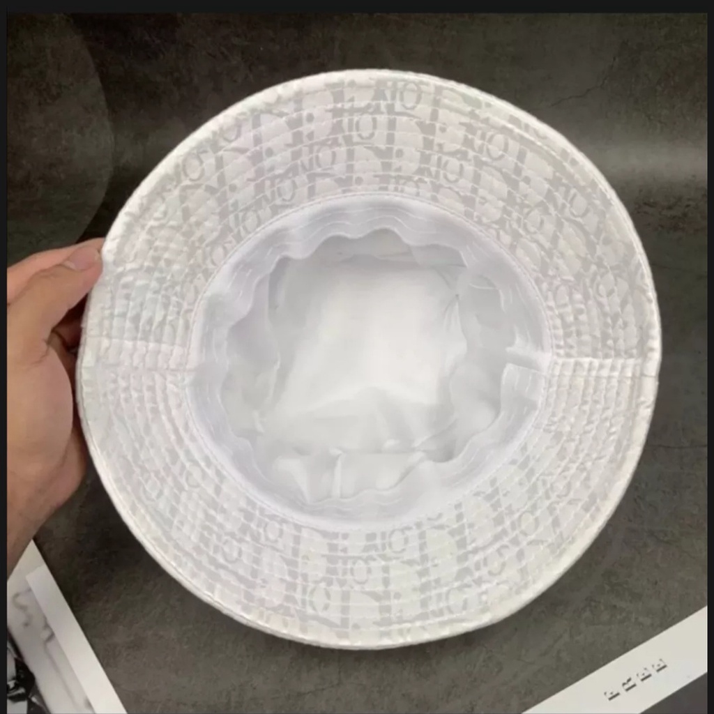 Nón thời trang, mũ BUCKET Di.or vải gấm thời trang (ẢNH THẬT)