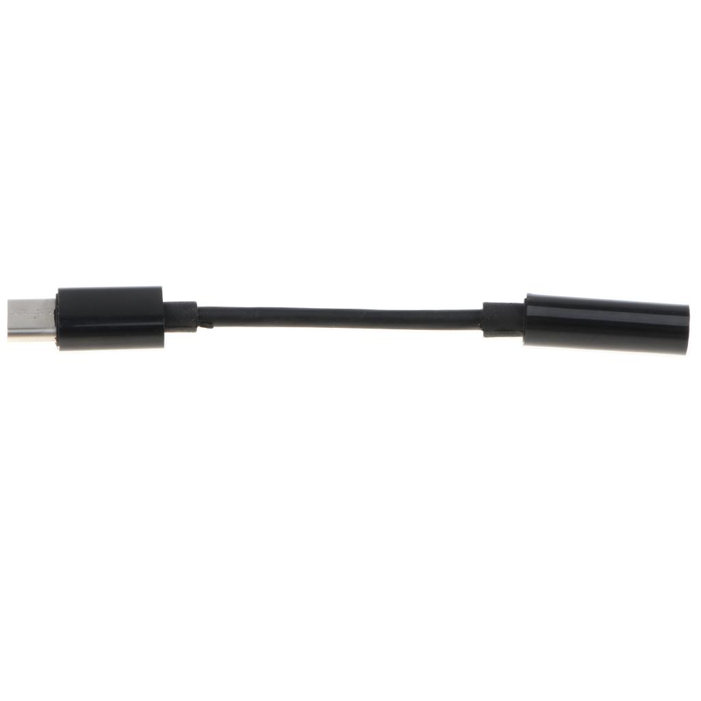 2 Piece Type c To 3.5mm Audio Cable Adapter Aux Headphone Jack For Samsung