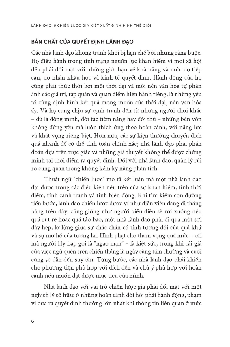 Leadership - Lãnh Đạo - 6 Chiến Lược Gia Kiệt Xuất Định Hình Thế Giới (Bìa Cứng) - AL