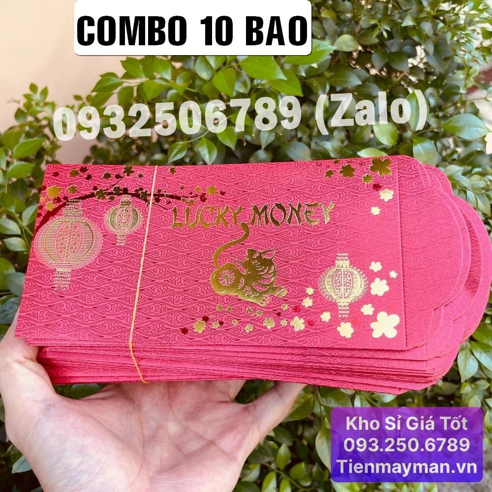 (TÚI 10 BAO) Bao Lì Xì Tết Con Mèo Vàng 2023 , Hàng Nhập Ngoại, Cực Xịn, Bao Lì Xì Lucky Money - NELI - RƯỚC LỘC XUÂN