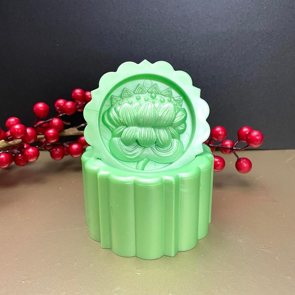 Khuôn TRÒN Nhấn Xôi Hình Hoa Hồng, SEN 3D SIÊU SẮC NÉT - Nhiều SIZE dùng nhấn ấn tạo hình sắc nét.