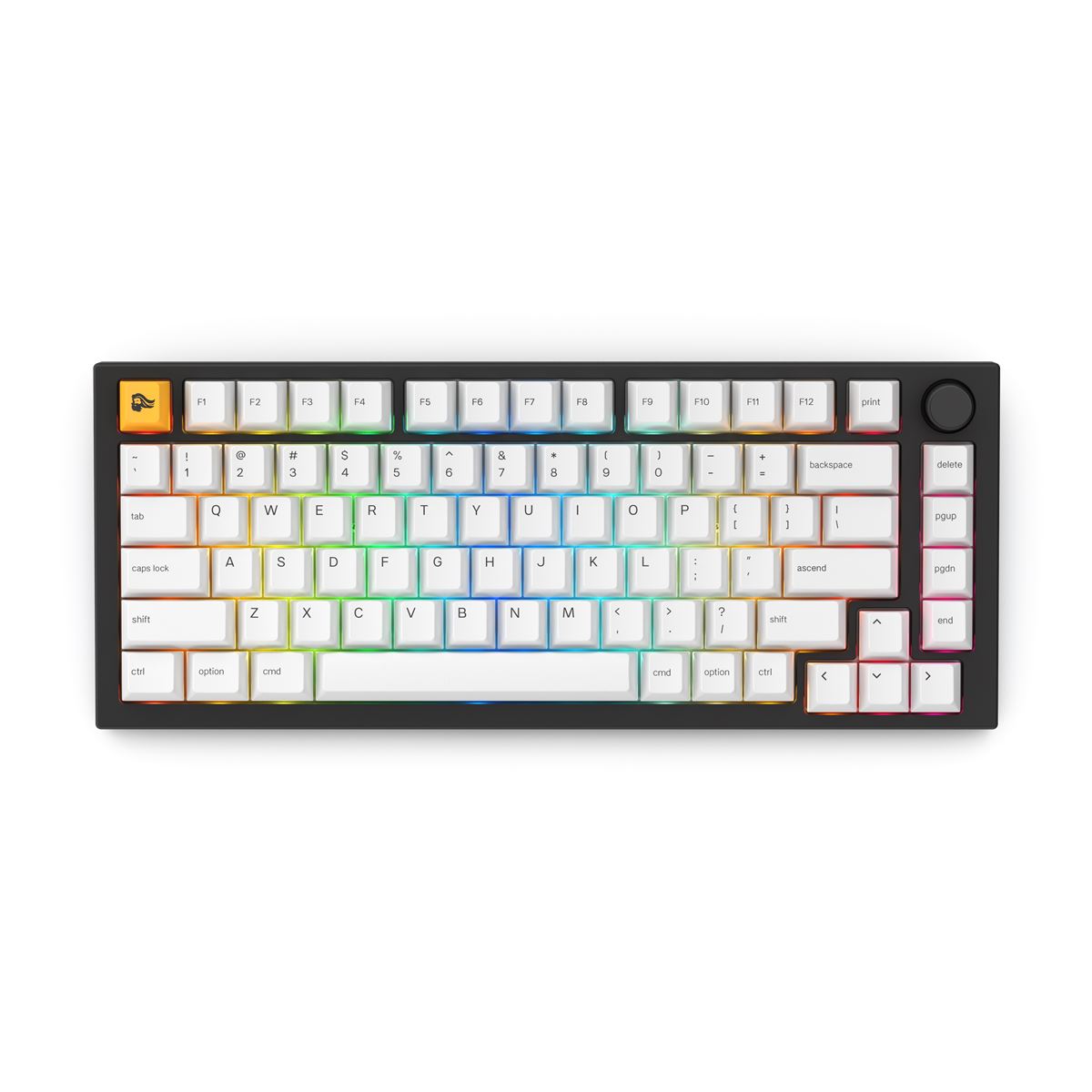 Bàn phím cơ custom Glorious GMMK PRO RGB Black Slate - Hàng Chính Hãng