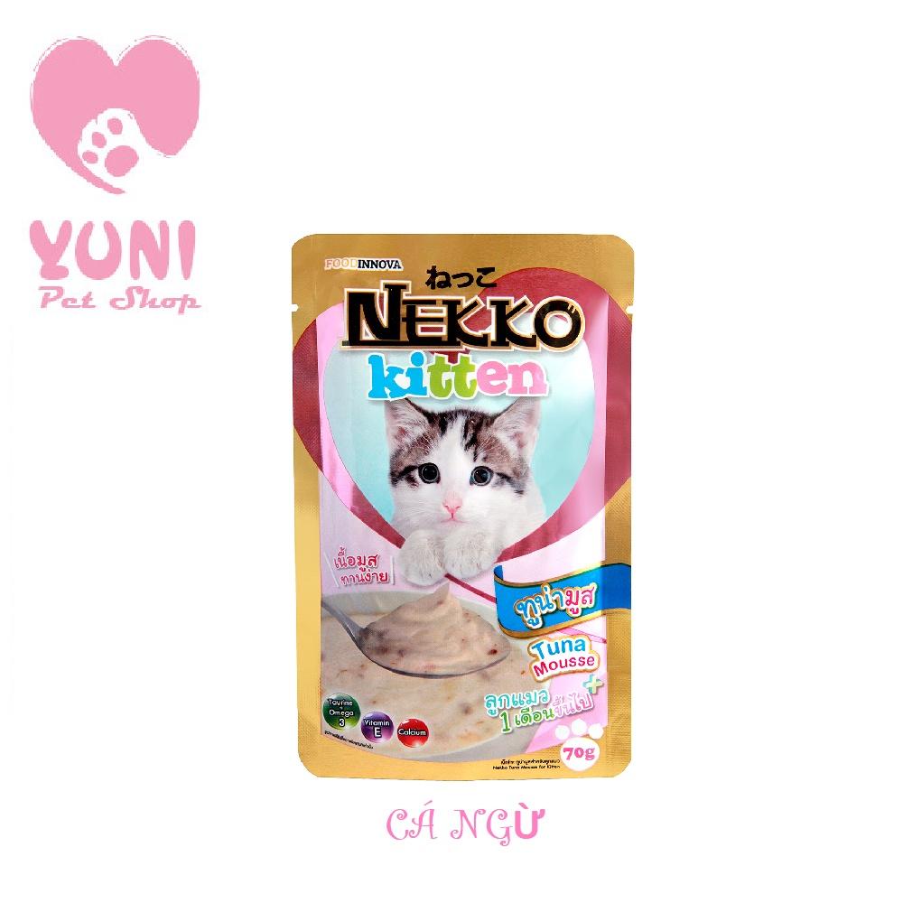 Pate NEKKO Kitten Thức Ăn Cho Mèo Con 70g - Yuni Pet Shop