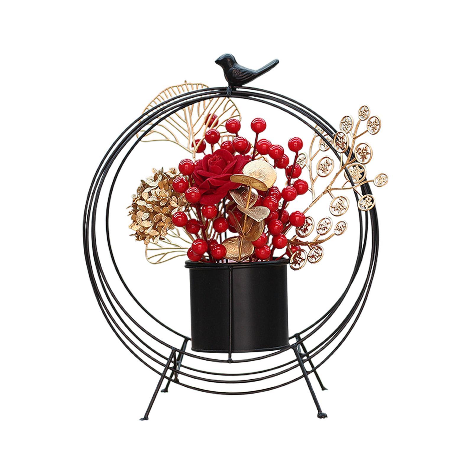 Flower Basket Decoration Harvest Photo Props for Holiday Home Autumn