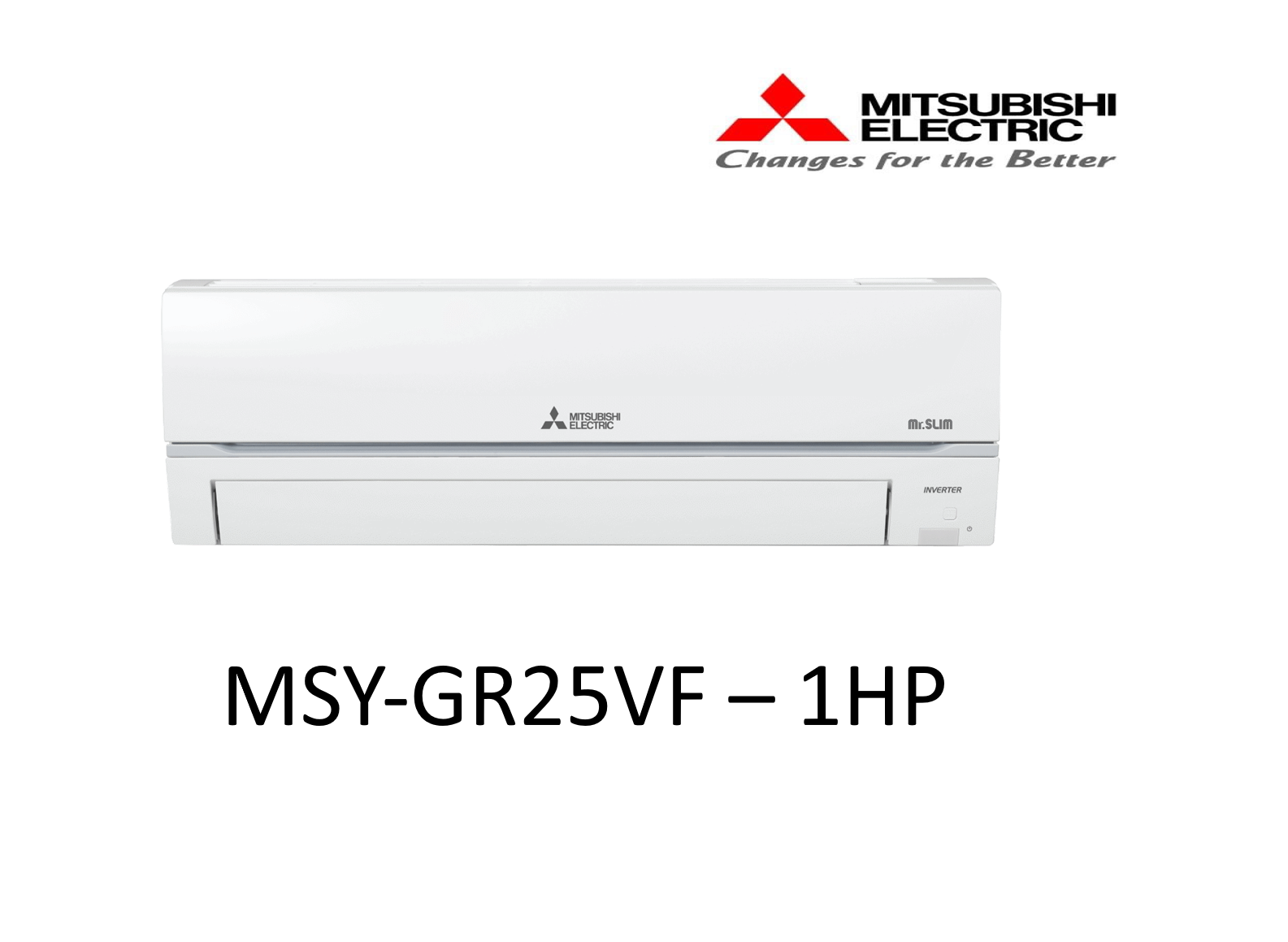 ĐIỀU HÒA KHÔNG KHÍ (MÁY LẠNH) MITSUBISHI ELECTRIC MSY-GR25VF - 1 HP(NGỰA) (9,554 BTU/H) - INVERTER - HÀNG CHÍNH HÃNG